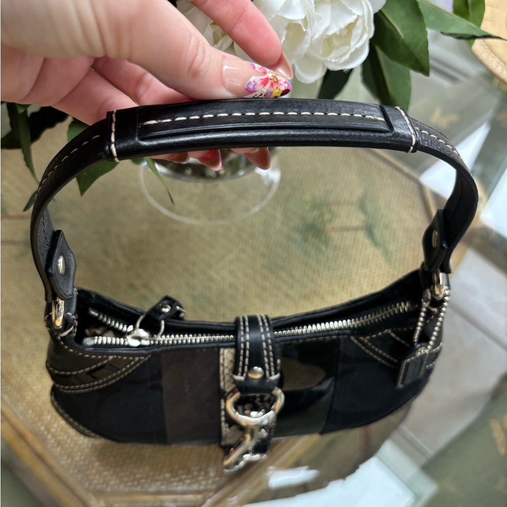 Vintage Coach Hampton Python minibag - image 7